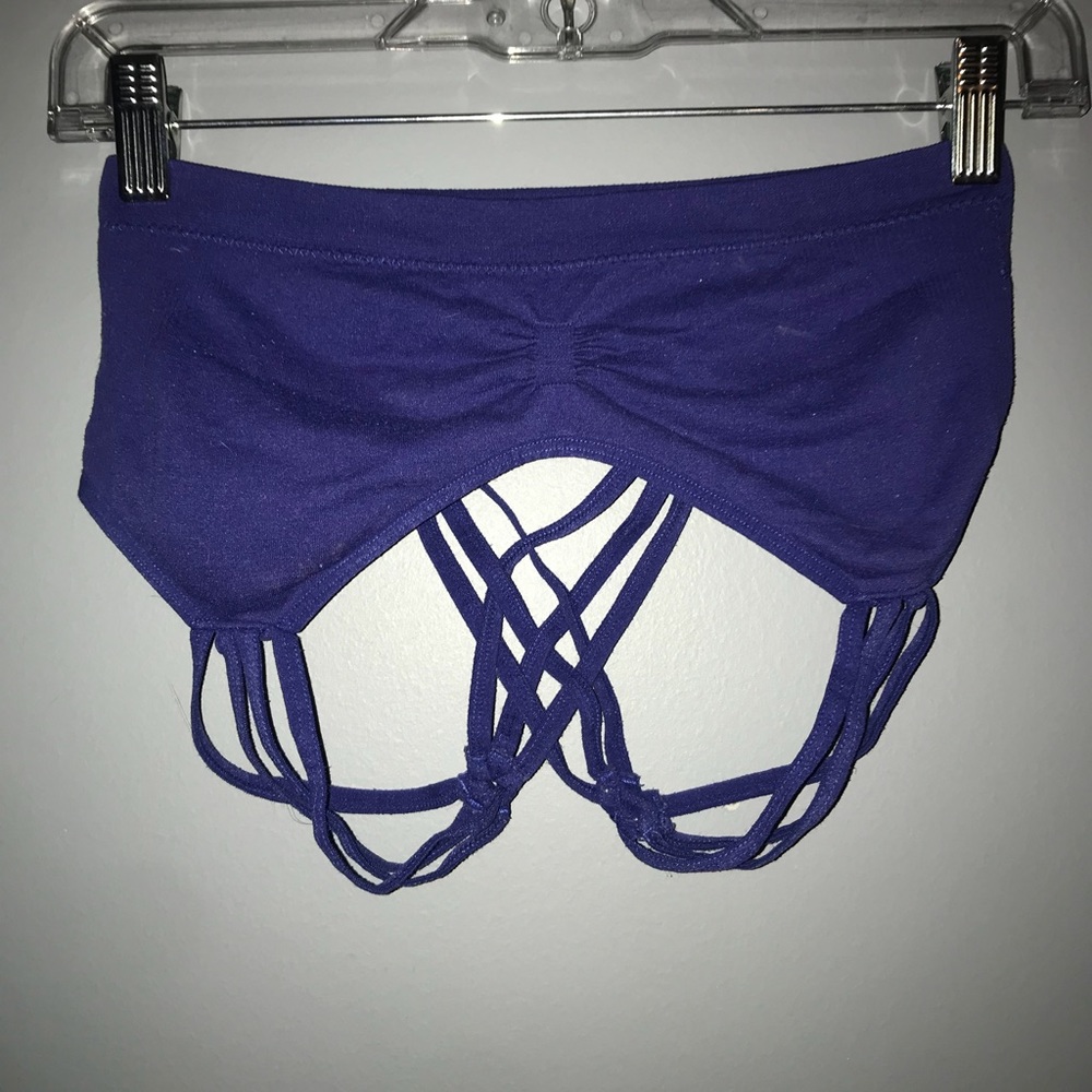 Braided cross back bralette